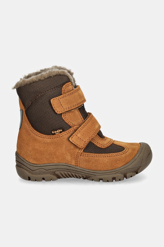 Otroške usnjene snežke Froddo LINZ WOOL TEX HIGH G3160229.25.30 rjava AW24