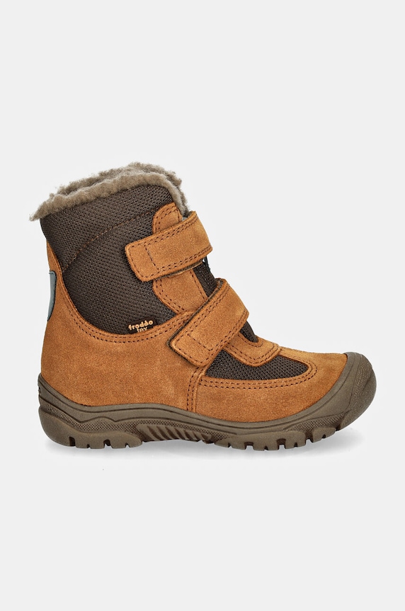 Otroške usnjene snežke Froddo LINZ WOOL TEX HIGH G3160229.25.30 rjava AW24