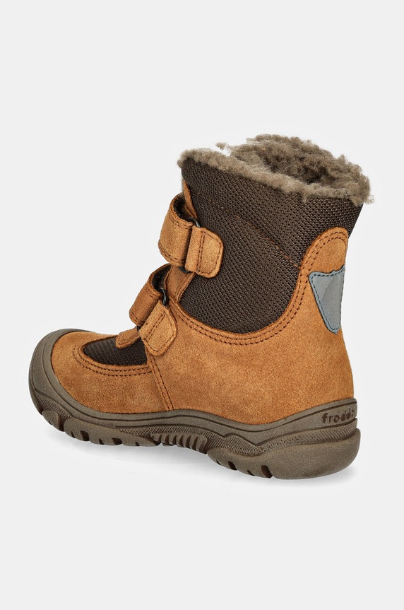 Deklice Otroške usnjene snežke Froddo LINZ WOOL TEX HIGH G3160229.25.30 rjava