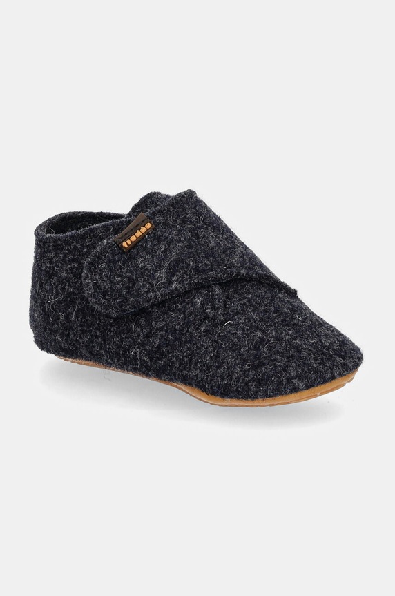 Froddo kapcie dziecięce PREWALKERS WOOLY granatowy G1170002