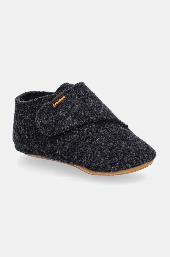 Froddo kapcie dziecięce PREWALKERS WOOLY granatowy G1170002