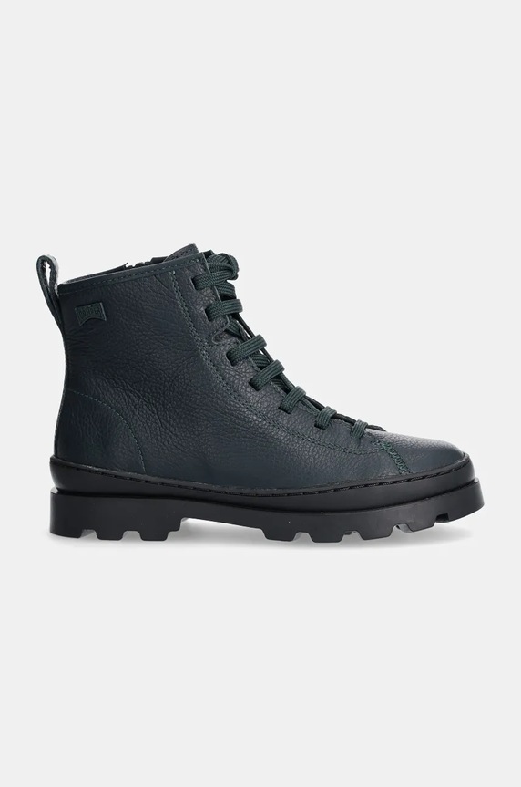 Kožne dječje čizme Camper Brutus K900179.027.28.34 zelena AW24