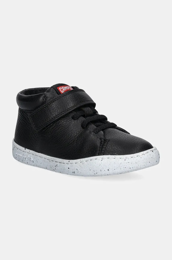 Dětské kožené sneakers boty Camper Peu Touring vysoký černá K900251.021.25.27
