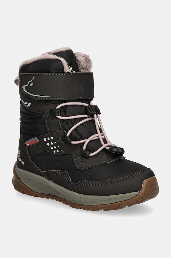 Jack Wolfskin buty zimowe dziecięce syntetyczny czarny A62143