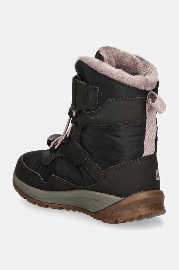 Chłopiec Jack Wolfskin buty zimowe dziecięce A62143 czarny