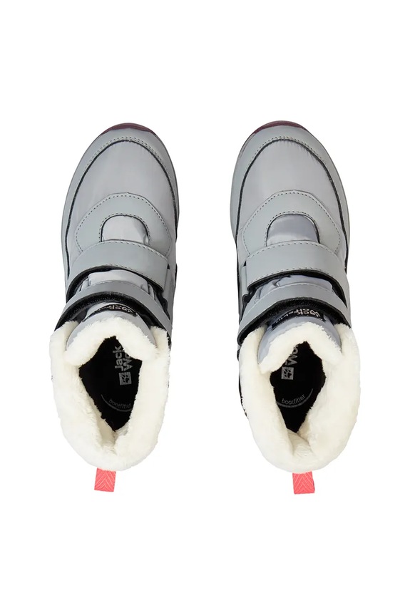Detské zimné topánky Jack Wolfskin A62146 sivá