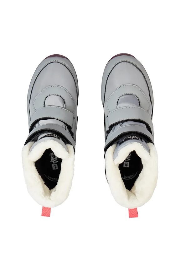 Detské zimné topánky Jack Wolfskin A62146 sivá
