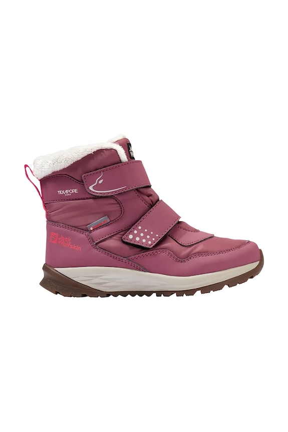 Detské zimné topánky Jack Wolfskin textilný fialová A62146