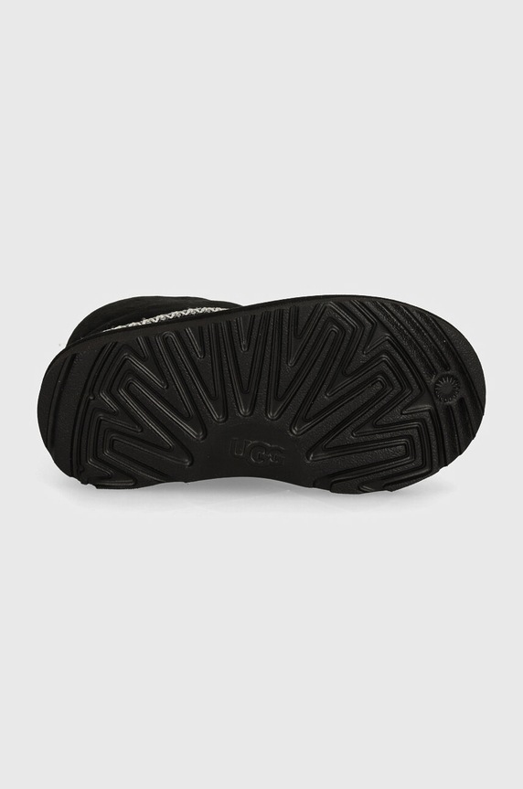 Дитячі замшеві чоботи UGG CLASSIC MINI CRESCENT 1157697T чорний