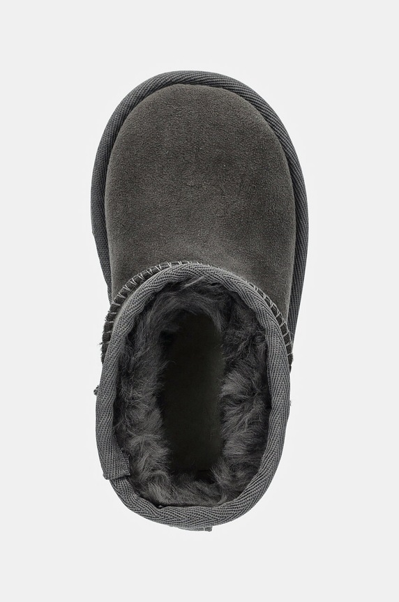 Dječje cipele za snijeg od brušene kože UGG CLASSIC MINI II siva 1017715T