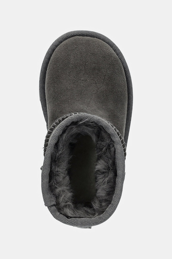 Dječje cipele za snijeg od brušene kože UGG CLASSIC MINI II siva 1017715T