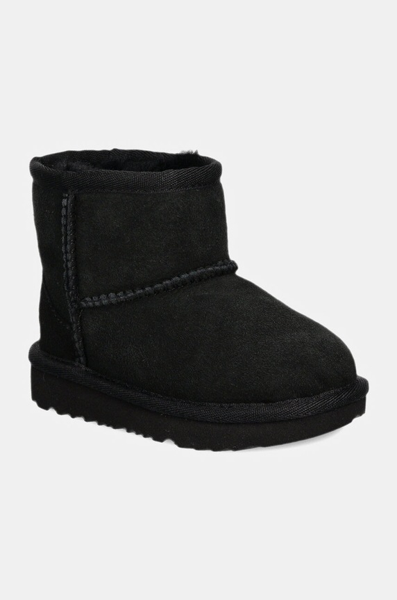 Μπότες σουέτ για παιδιά UGG CLASSIC MINI II χωρίς φερμουάρ μαύρο 1017715T