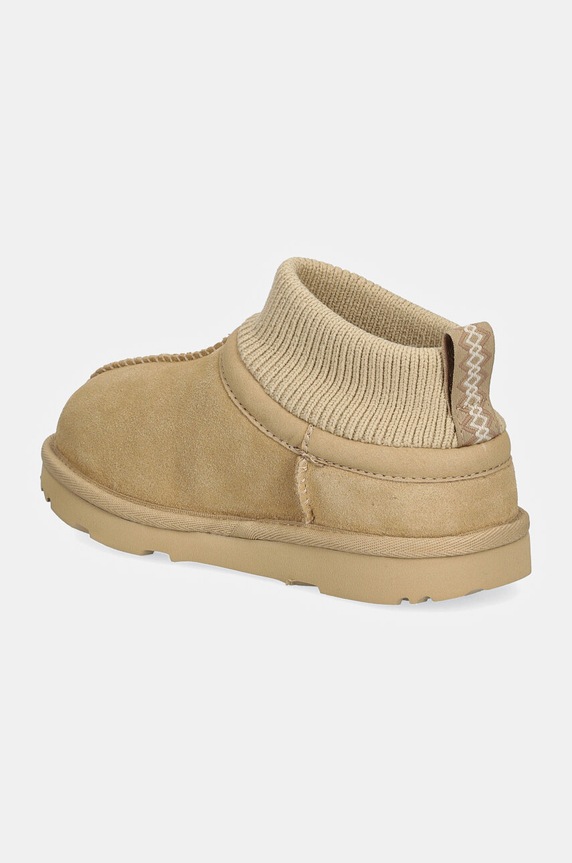 Chlapec Detské semišové snehule UGG CLASSIC ULTRA STRETCH CUFF 1157702T béžová