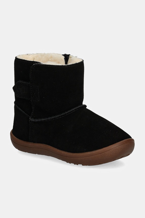 Detské semišové snehule UGG KEELAN II zateplené čierna 1157634T