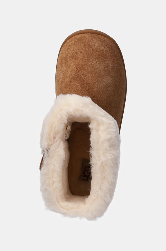 Dječje cipele za snijeg od brušene kože UGG SAMMEE smeđa 1157637T