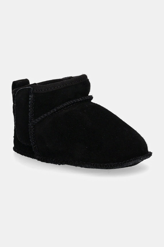 Βρεφικά παπούτσια σουέτ UGG BABY CLASSIC ULTRA MINI μόνωση μαύρο 1157690I