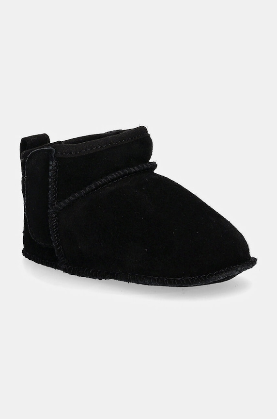Βρεφικά παπούτσια σουέτ UGG BABY CLASSIC ULTRA MINI μόνωση μαύρο 1157690I