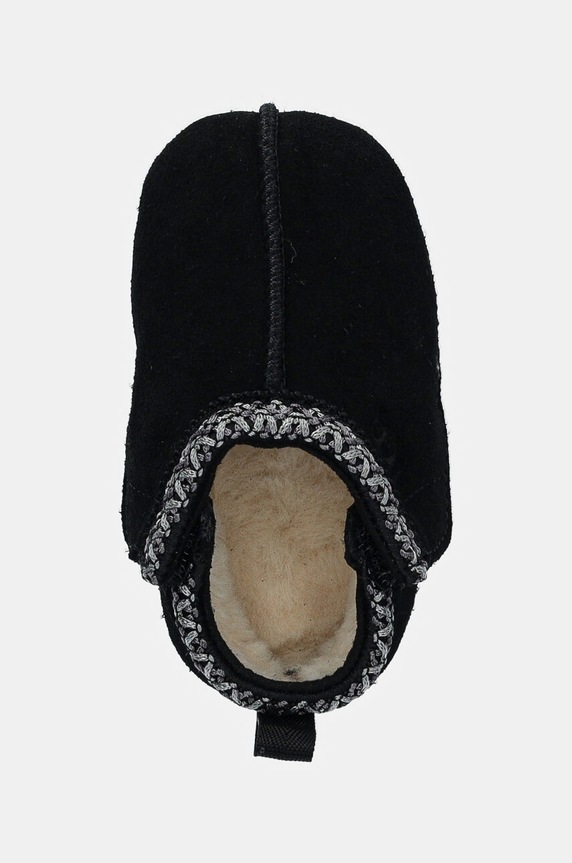 UGG pantofi din piele intoarsa pentru bebe BABY TASMAN negru 1130359I