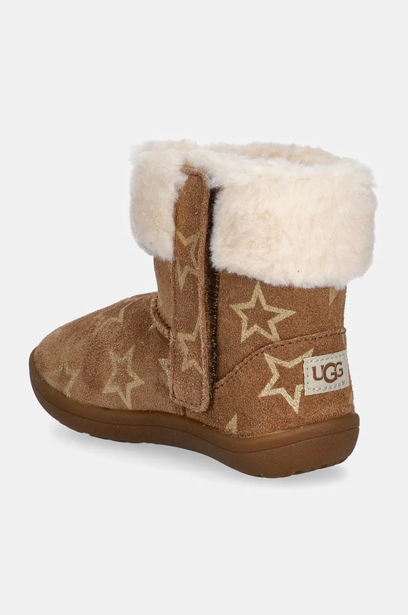 Dječaci Dječje cipele za snijeg od brušene kože UGG SAMMEE IRIDESCENSTARS 1157633T smeđa