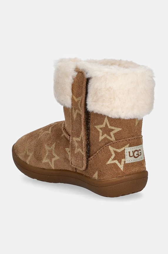 Dječaci Dječje cipele za snijeg od brušene kože UGG SAMMEE IRIDESCENSTARS 1157633T smeđa