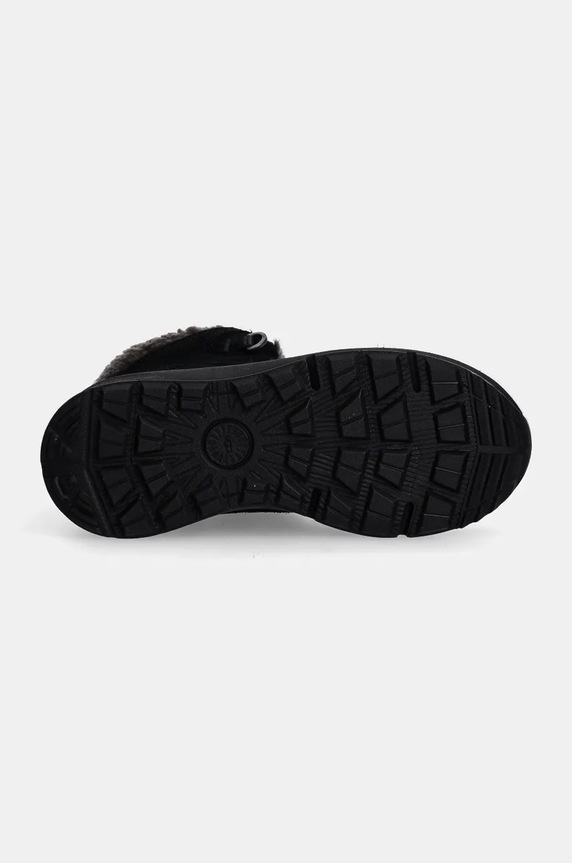 Dječje zimske cipele od brušene kože UGG TERRETRAIL COZY LACE 1157574K crna