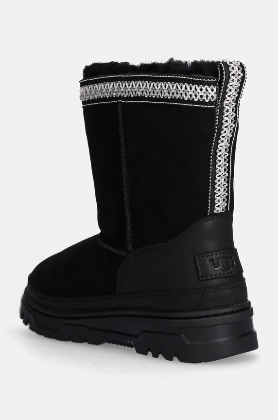 Fiú UGG gyerek hótaposó KIDS CLASSIC SHORTRAILGAZER 1157694K fekete