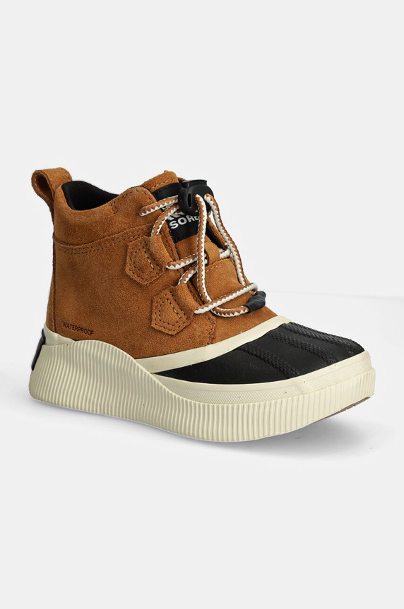 Sorel buty zimowe dziecięce YOUTH OUT N ABOUT I nieocieplane brązowy 2088651