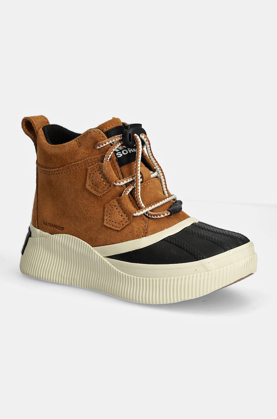 Sorel buty zimowe dziecięce YOUTH OUT N ABOUT I nieocieplane brązowy 2088651