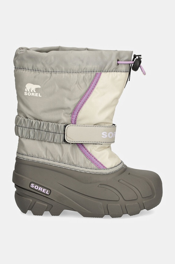 Sorel śniegowce dziecięce CHILDRENS FLURRY BO 2114082 szary AW24