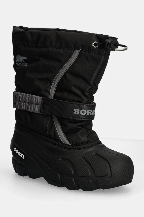 Sorel śniegowce dziecięce CHILDRENS FLURRY BO syntetyczny czarny 2114082