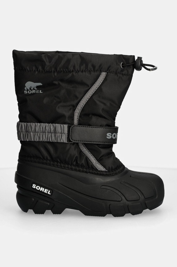 Sorel śniegowce dziecięce CHILDRENS FLURRY BO 2114082 czarny AW24