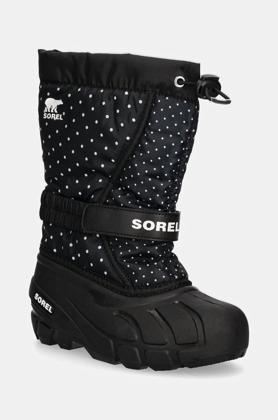Sorel obuwie zimowe CHILDRENS FLURRY BO syntetyczny czarny 2114091