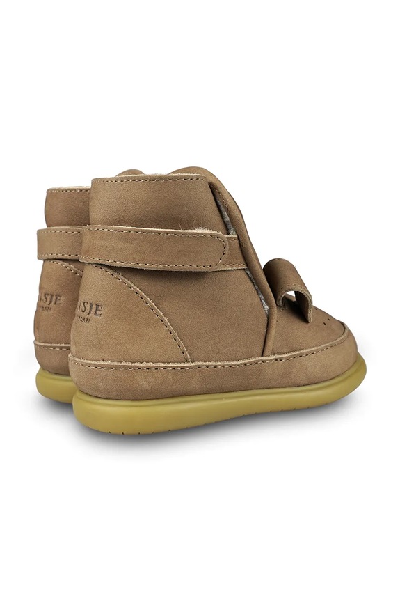 Κοριτσίστικα Παιδικές δερμάτινες χειμερινές μπότες Donsje Dubu Classic Shoes Dog 1500405. μπεζ
