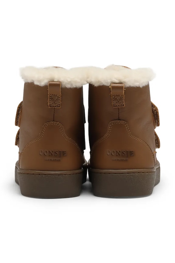 Детские замшевые зимние ботинки Donsje Clenn Boots коричневый 2017700.22.28