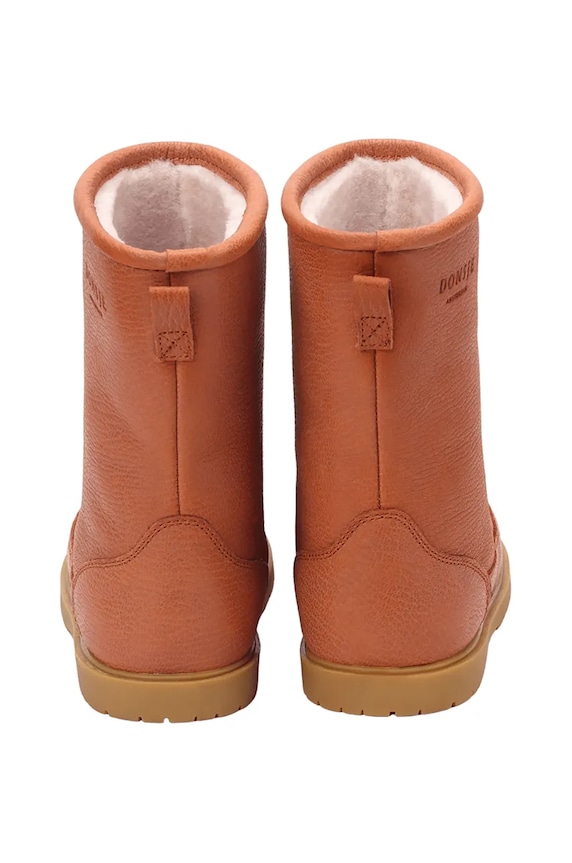 Dětské kožené zimní boty Donsje Wadudu Classic Boots Tiger oranžová 2022011.29.33