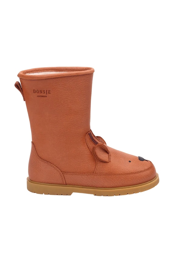 Dětské kožené zimní boty Donsje Wadudu Classic Boots Tiger 2022011.29.33 oranžová