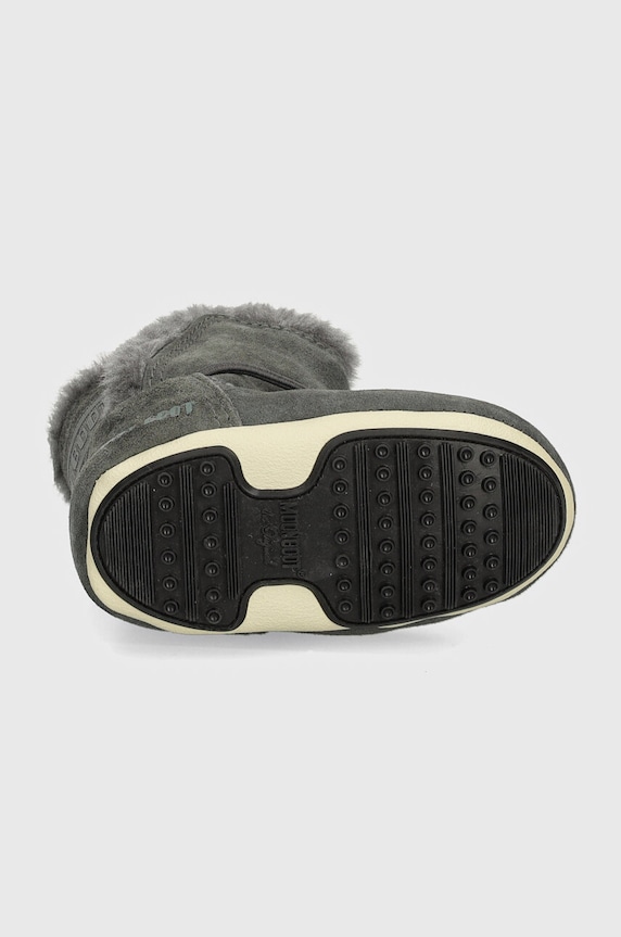 Moon Boot gyerek hócipő velúrból CRIB SUEDE 80D3401030 szürke
