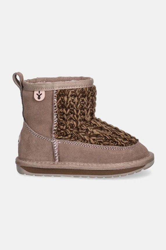 Detské snehule Emu Australia Mauboy Knit K13106.Mau hnedá AW24