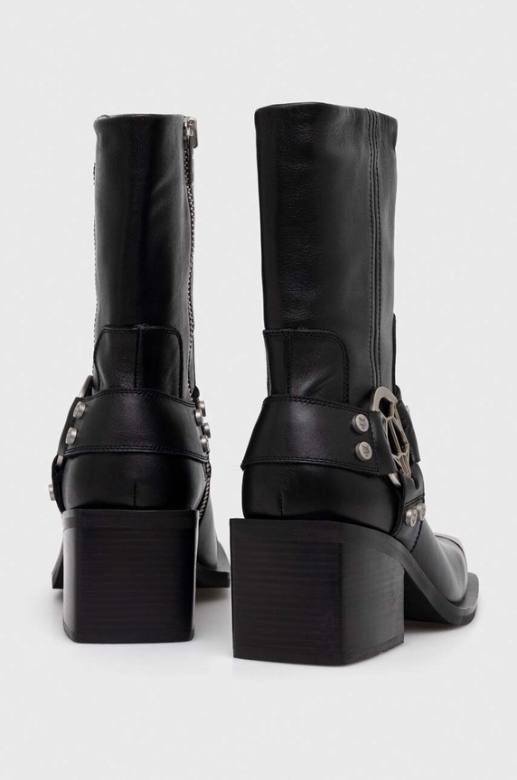 Naked Wolfe buty skórzane Knight czarny Knight.Cow.Leather
