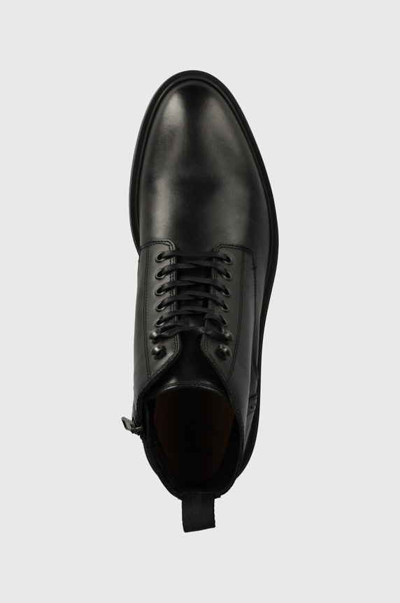 BOSS bőr bakancs Calev fekete 50523023.001