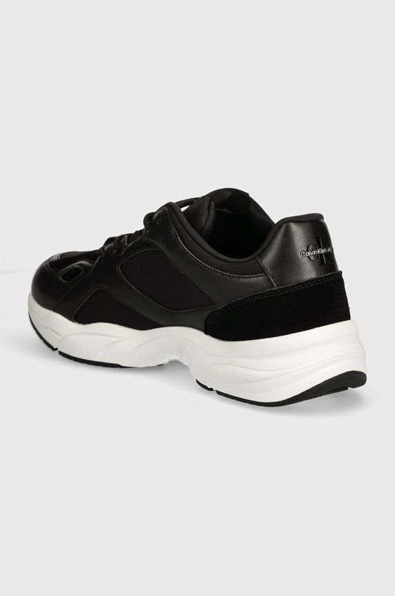 Παπούτσια Sneakers Calvin Klein Jeans RETRO TENNIS LOW LACEUP MTL YM0YM00985 μαύρο