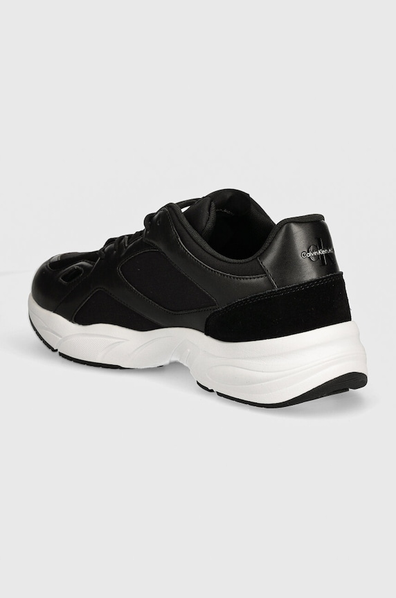 Παπούτσια Sneakers Calvin Klein Jeans RETRO TENNIS LOW LACEUP MTL YM0YM00985 μαύρο