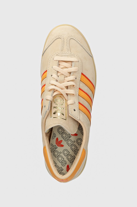Кожаные кроссовки adidas Originals Hamburg 24 бежевый IG2109