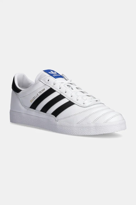 adidas Gazelle Team White/Black grain leather white II0005