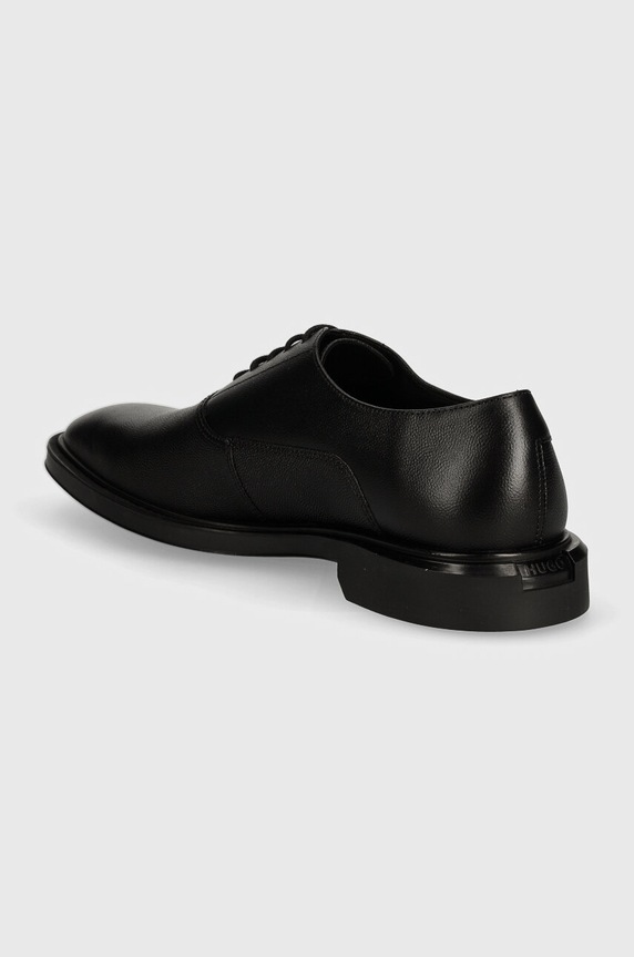 Obuwie HUGO półbuty skórzane Gryff 50522975.001 czarny
