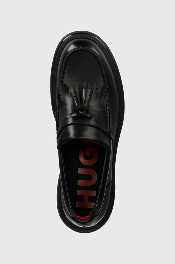 Μοκασίνια HUGO Rikky μαύρο 50522982.001