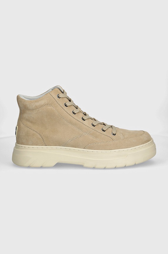 HUGO sneakersy zamszowe Urian 50522959.269 beżowy AW24