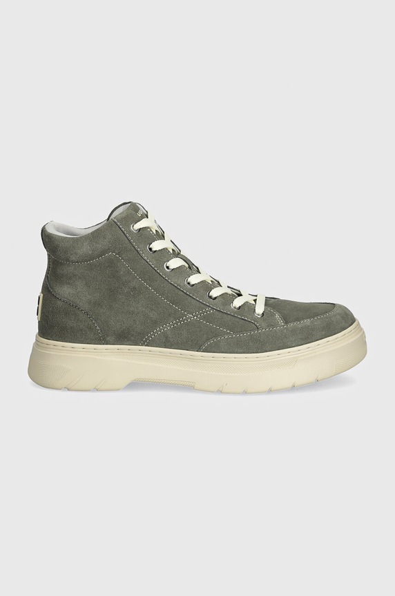 HUGO sneakersy zamszowe Urian 50522959.305 zielony AW24