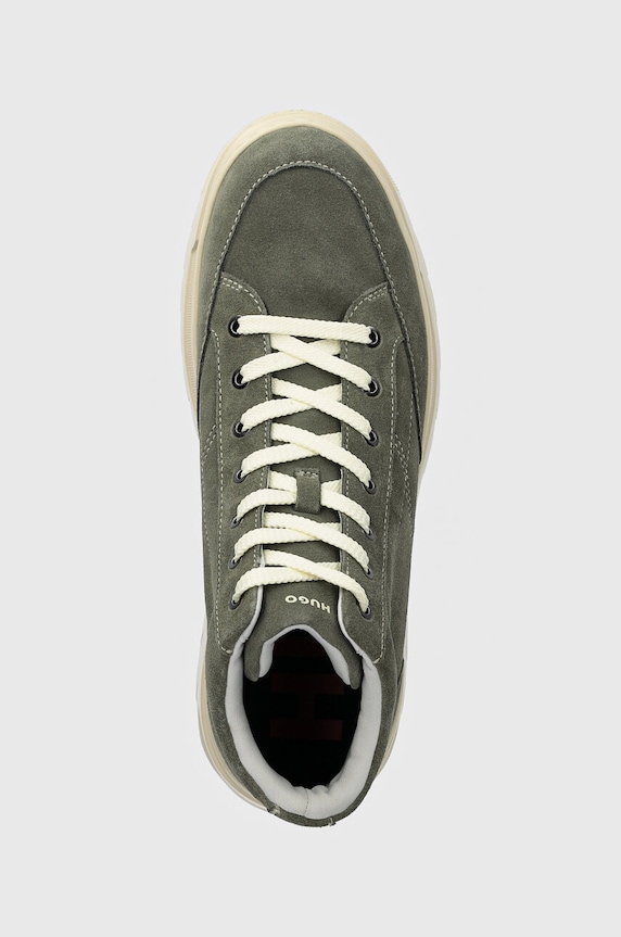 HUGO sneakersy zamszowe Urian zielony 50522959.305