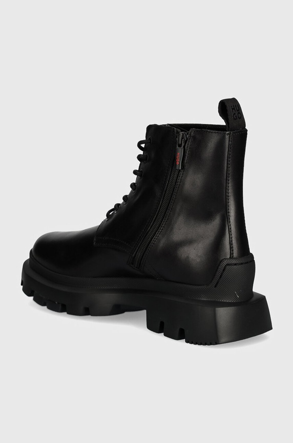 Obuwie HUGO buty skórzane Fabyan 50522976.001 czarny